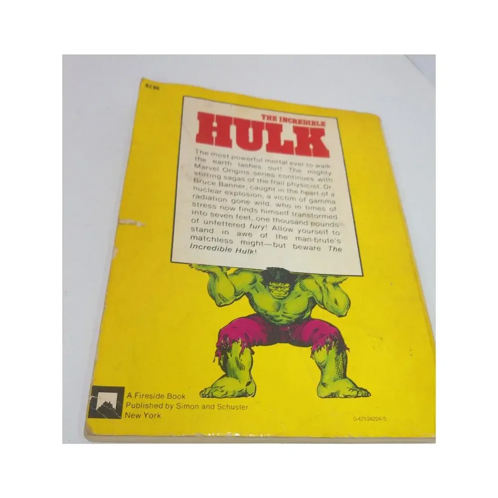The Incredible Hulk Stan Lee 1978 1st Edition Fireside/Simon & Schuster